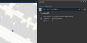Address search in ArcGIS Pro