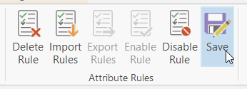 ArcGIS Pro Attribute Rules tools interface