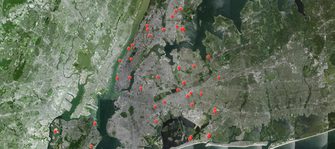 LocateNYC address search results in ArcGIS