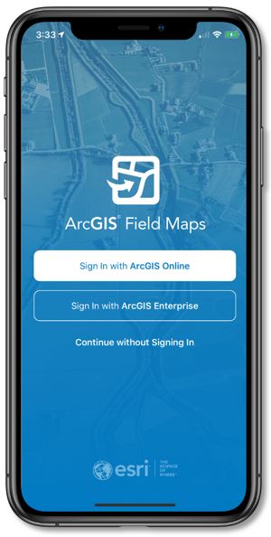 ArcGIS Field Maps mobile application