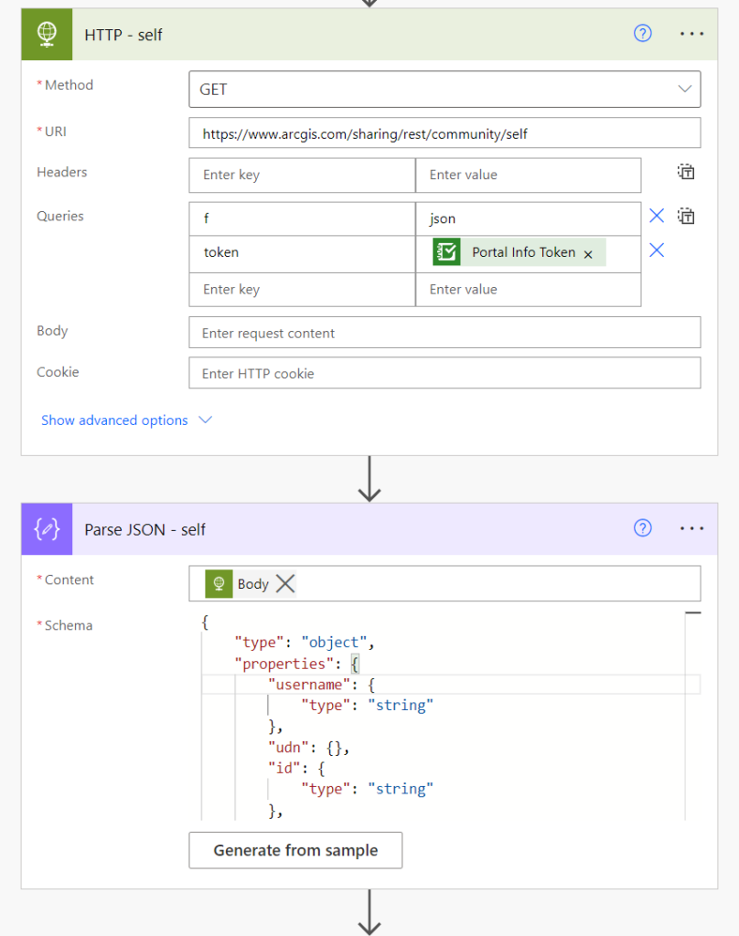 Survey123 webhook, power automate, azure logic apps, security